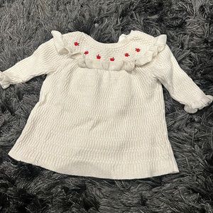 Janie and Jack gold sparkle rose detail dress